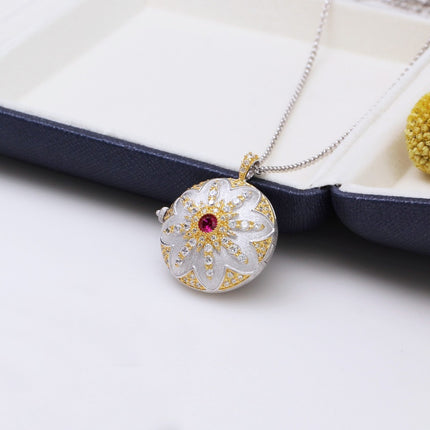 925 Silver Lace Photo Clip Necklace