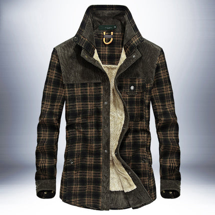 Winter Plaid Jacket for Men