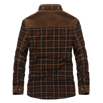 Winter Plaid Jacket for Men