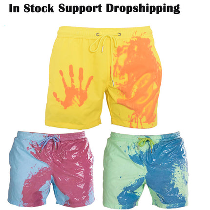 Magical Change Color Beach Shorts for Men