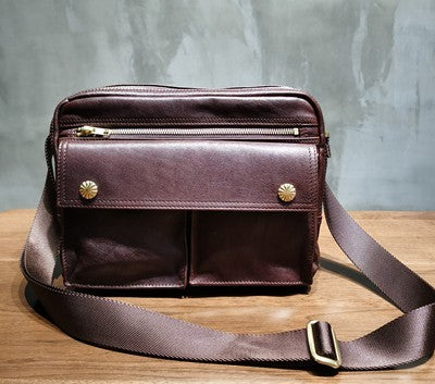 Handmade Cowhide Leather Shoulder Bag