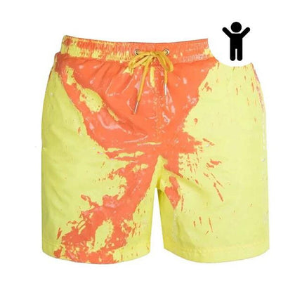 Magical Change Color Beach Shorts for Men