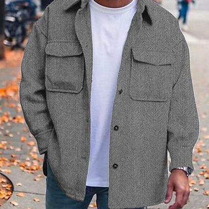 POLO COLLAR MEN'S COAT