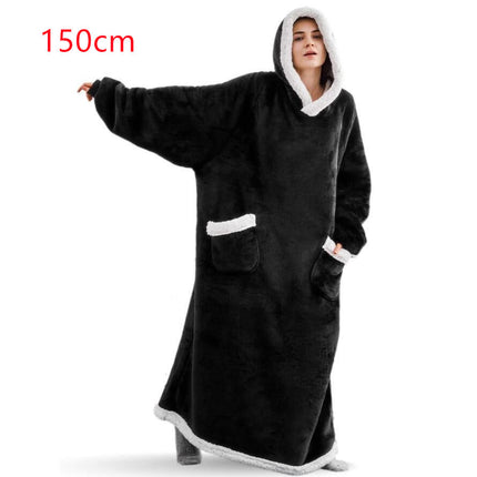 Winter TV Hoodie Blanket