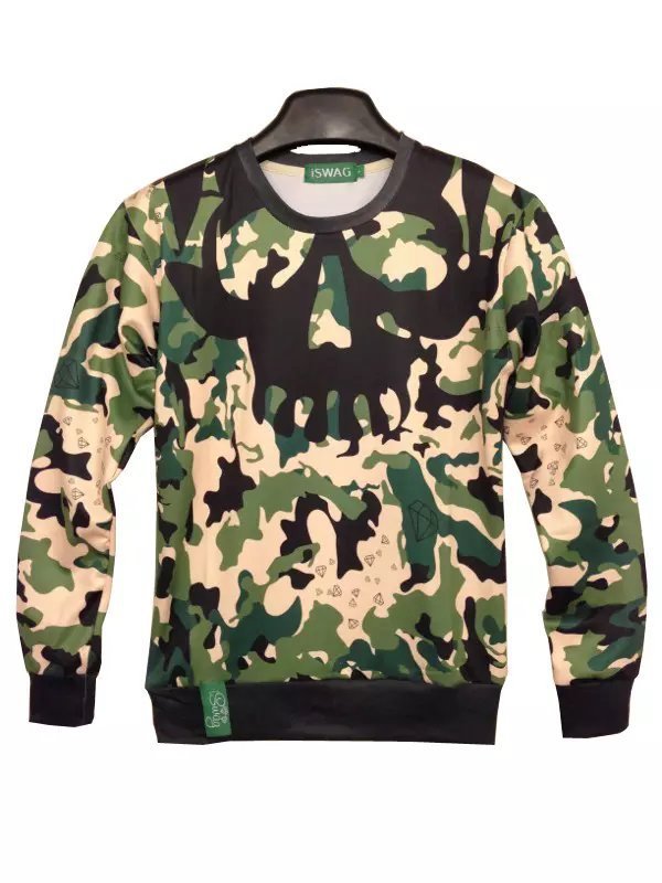 3D Camouflage Sweater for Men & Women – Autumn & Winter