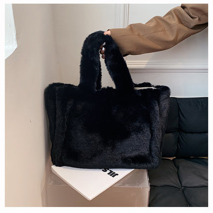 Winter Plush Chain Handbag