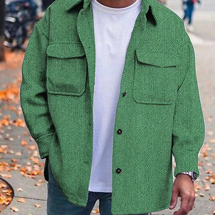 POLO COLLAR MEN'S COAT