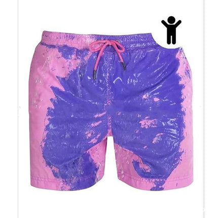 Magical Change Color Beach Shorts for Men