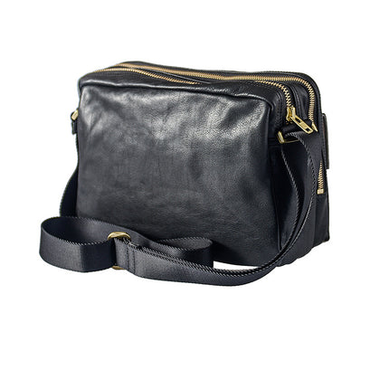 Handmade Cowhide Leather Shoulder Bag