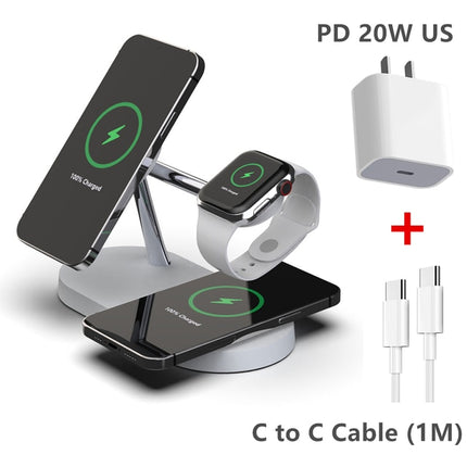 3-IN-1 WIRELESS MAGSAFE CHARGER STAND