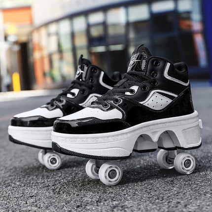 Minimalist Retractable Roller Skates