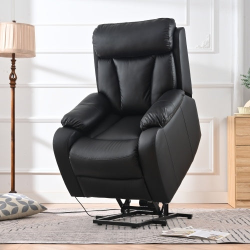 Electric Lift Recliner Chair – PU for Elderly