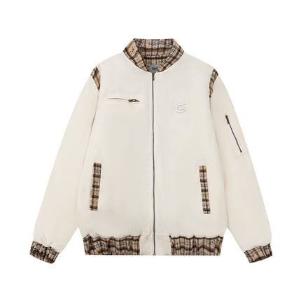 Fashion Stitching Flight Jacket