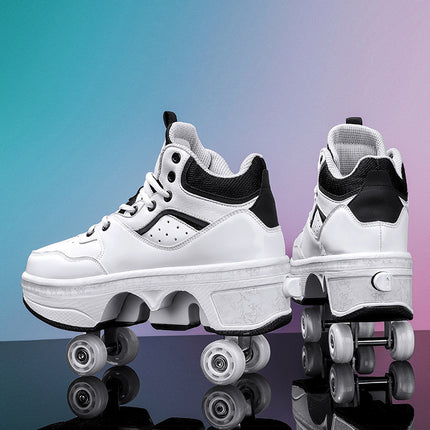 Minimalist Retractable Roller Skates