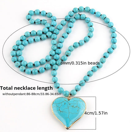 Vintage Handmade Heart Necklace