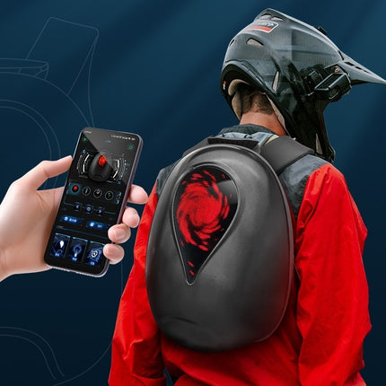 Motorcycle Riding Helmet Bag LED