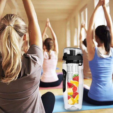 1000ml BPA-Free Water Fruit Bottle with Shaker