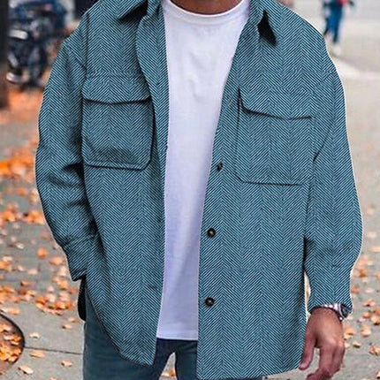 POLO COLLAR MEN'S COAT