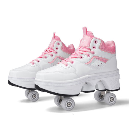 Minimalist Retractable Roller Skates