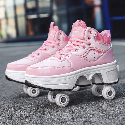 Minimalist Retractable Roller Skates