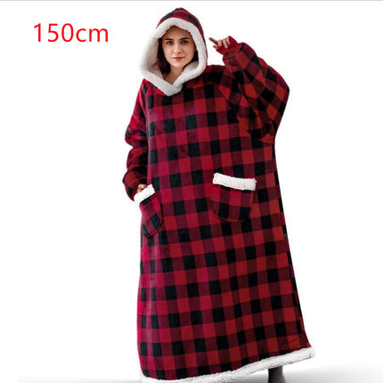 Winter TV Hoodie Blanket