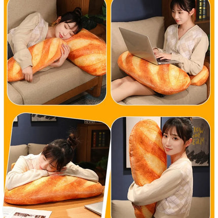 French Bread Plush Pillow