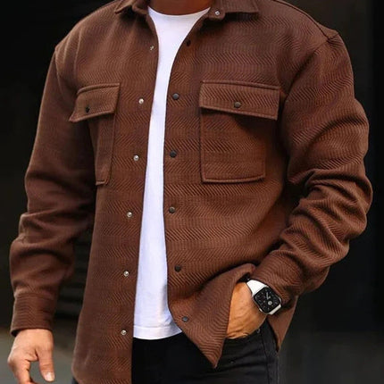POLO COLLAR MEN'S COAT