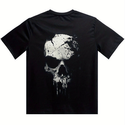 3D Shattered Skull Men's T-shirt