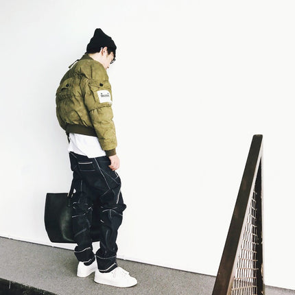 Autumn and Winter Thickened Warm Baseball Down Jacket