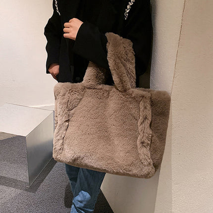 Winter Plush Chain Handbag