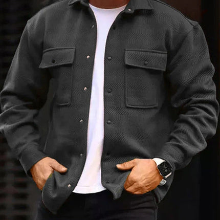 POLO COLLAR MEN'S COAT