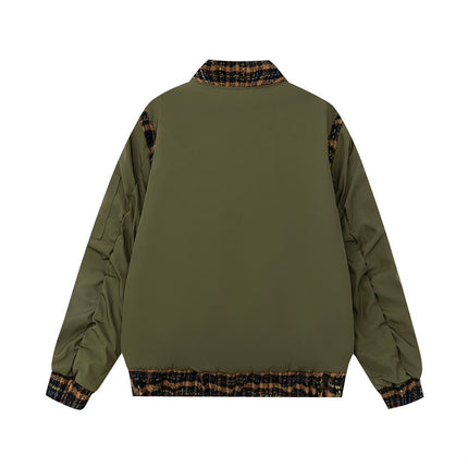 Fashion Stitching Flight Jacket