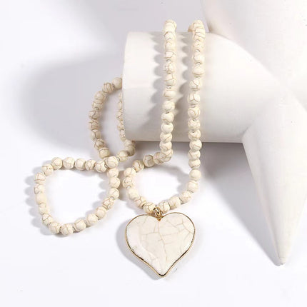 Vintage Handmade Heart Necklace