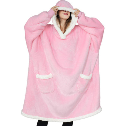 Winter TV Hoodie Blanket