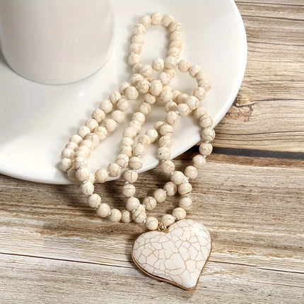 Vintage Handmade Heart Necklace