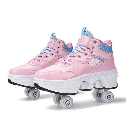 Minimalist Retractable Roller Skates