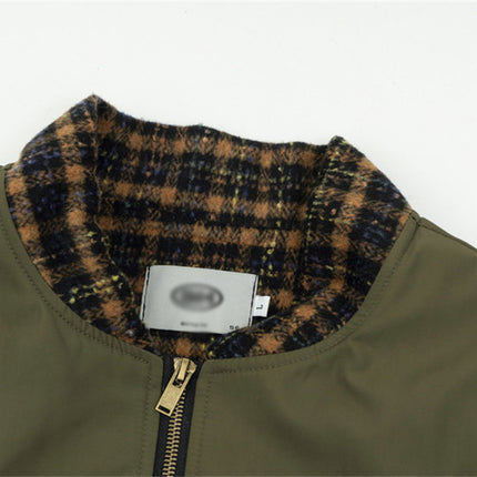 Fashion Stitching Flight Jacket
