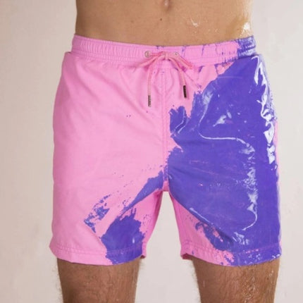 Magical Change Color Beach Shorts for Men