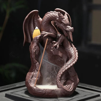 Dragon Incense Burner - Ceramic Cone Burner