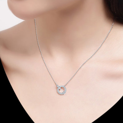 18K Gold Diamond Clavicle Necklace