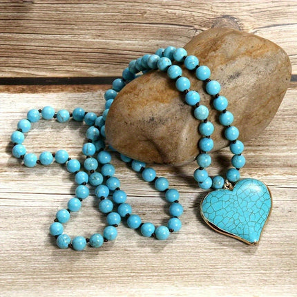 Vintage Handmade Heart Necklace